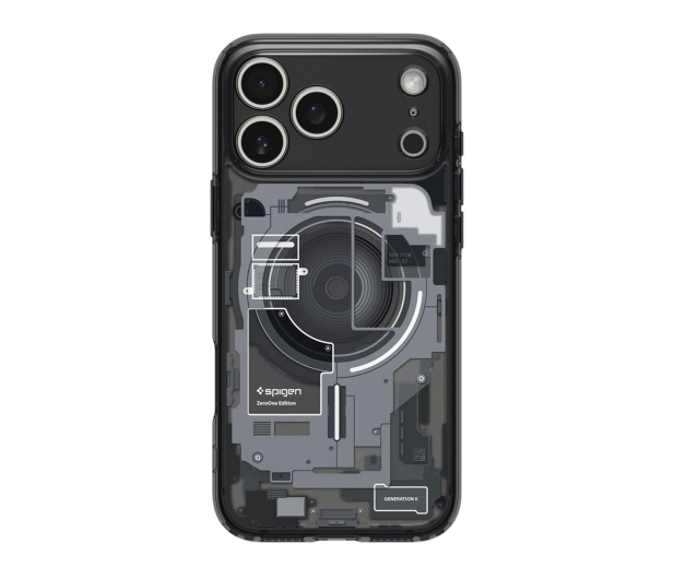 Spigen Ultra Hybrid Mag Magsafe do Iphone 17 Pro Zero One Black - 1359936 - zdjęcie 2